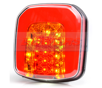 WAS W145 Neon Square LED Rear Combination Light